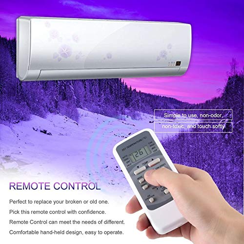 Telecomando universale per climatizzatori come ricambio per Media R51M R51 / E R51 / CE R51M / CE R51D / E R51M / BGE - Grigio 0