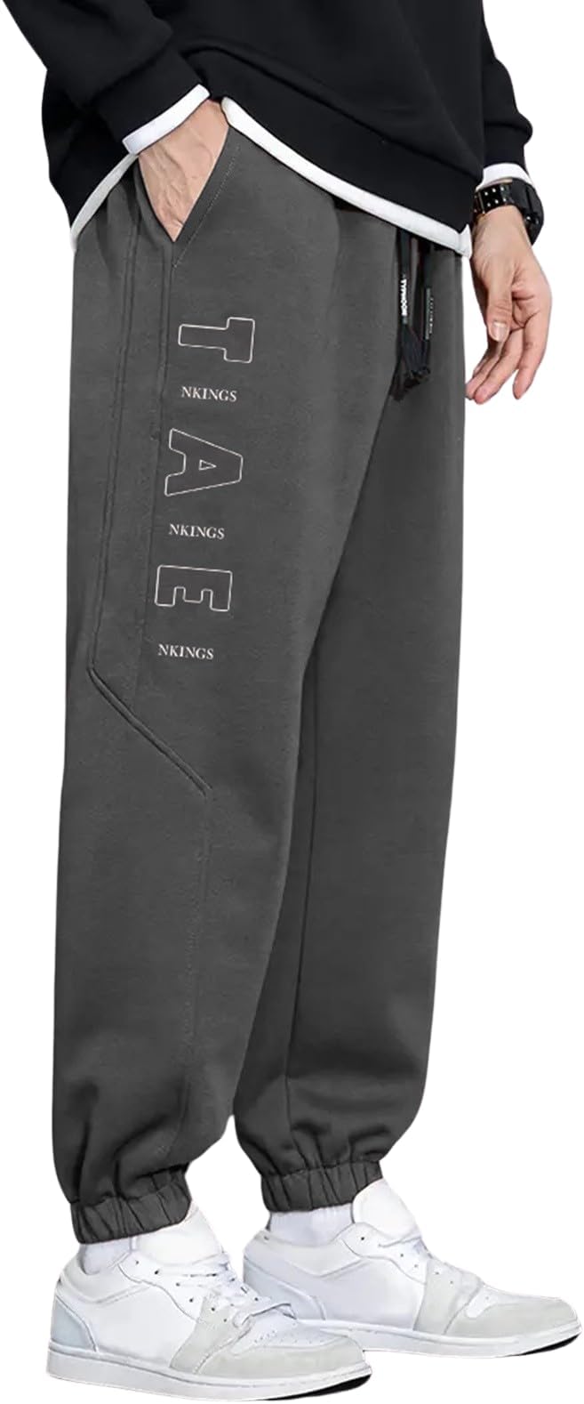 Track Pant for Men ||Side Latter Print Style Look Pant || Jogger Track Pant (Packs Also Available) (TP-25-28-1)