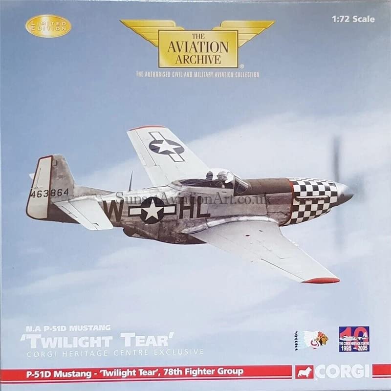 Amazon | CORGI 1/72 完成品 NORTH AMERICAN P-51D MUSTANG, USAAF