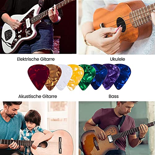 Kafeiya Lot de 16 Médiators pour Guitare,Guitare en Celluloïd Pick Guitare,avec Boîte en Métal,0,46 /0,71/0,96 /1,2 mm… - Les Beatles, Paul McCartney, John Lennon, RIngo Starr, George Harrison Kafeiya Lot de 16 Médiators pour Guitare,Guitare en Celluloïd Pick Guitare,avec Boîte en Métal,0,46 /0,71/0,96 /1,2 mm… – Image 7