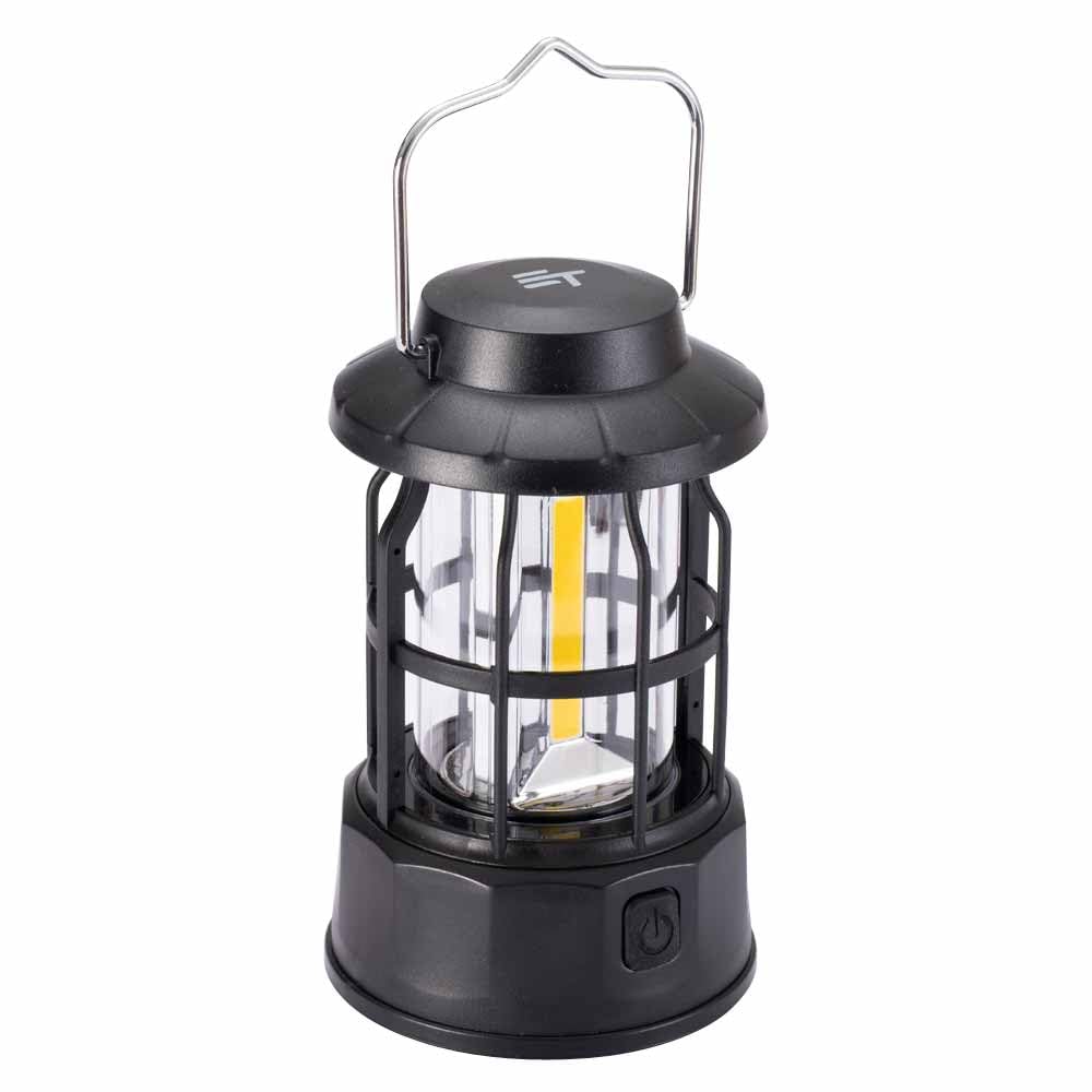 EUROtops COB Camping-Laterne LED, batteriebetrieben, dimmbar