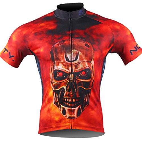 Brainstorm Gear Men's Terminator No Pity Cycling Jersey - TRNP-M (Red - 3XL)
