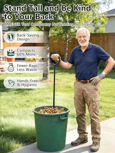 All-Metal Freestanding Trash Compactor