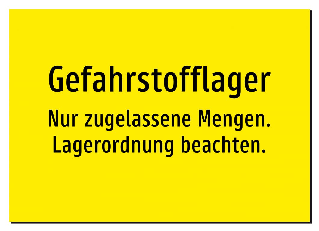 30391-DE-T-13 | Gefahrstofflager - Nur zugelassene Mengen