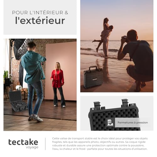 Valise étanche tectake pour transporter vos accessoires électroniques - 4