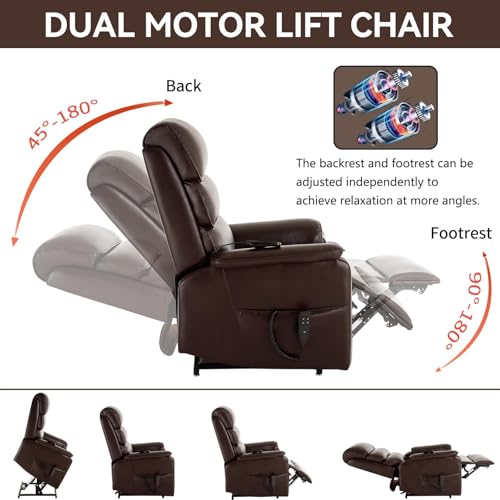 Sillón reclinable eléctrico con masaje y calor miniatura 3
