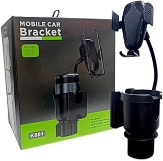 Generic Motorcycle Phone Mount for iPhone XS Max XR, Dual Grip Camera Cradle Holder, Black