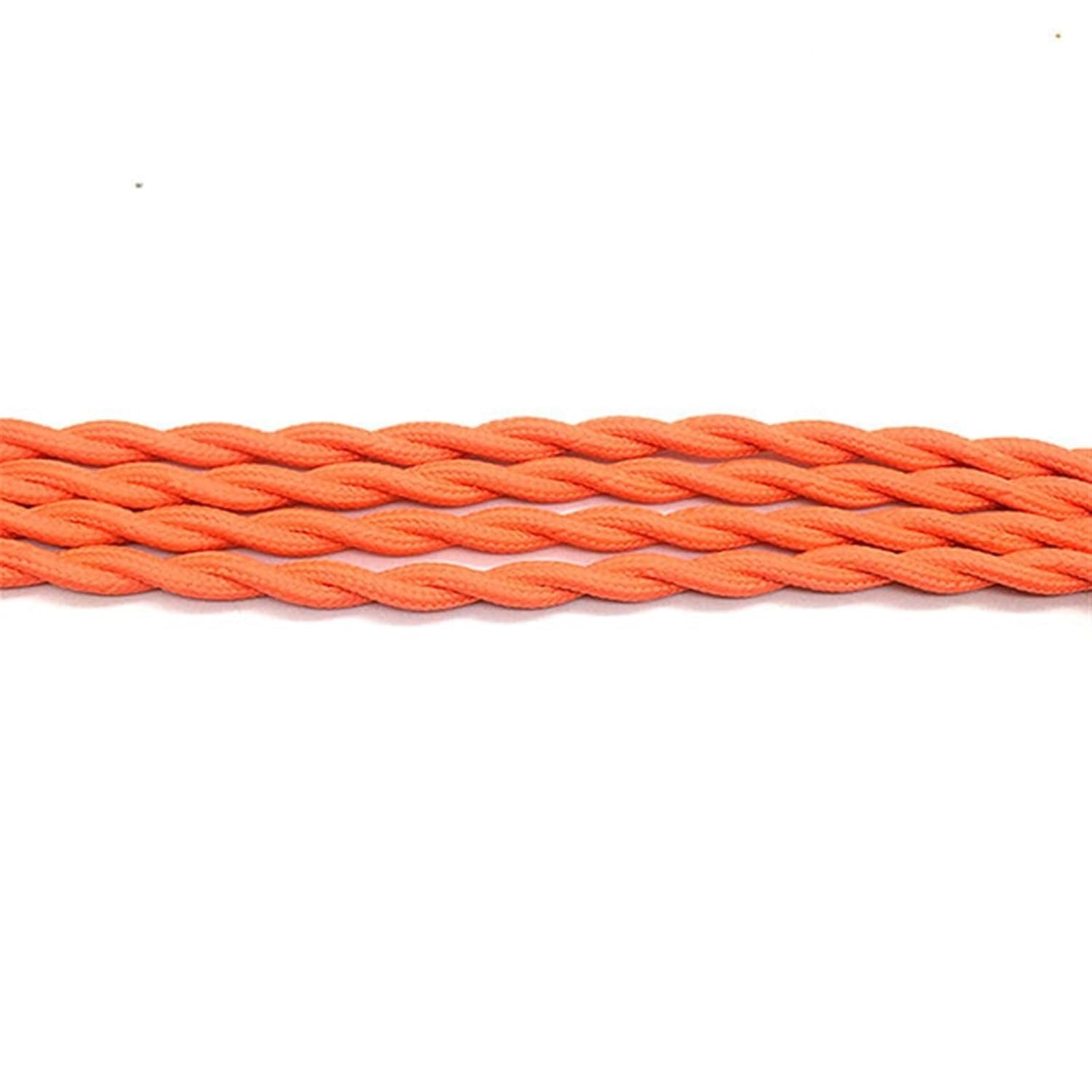Cable eléctrico trenzado bicolor 2x0,75 mm de cobre de alta pureza 3