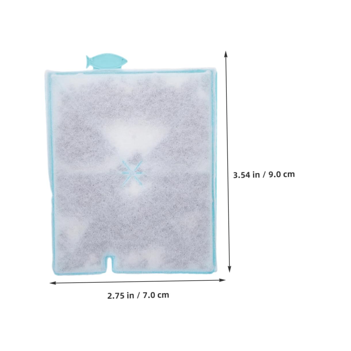 Happyyami 12piezas Almohadillas para Acuarios De Filtros Gruesos para Peceras Material De Activado Filtro para Agua Limpia