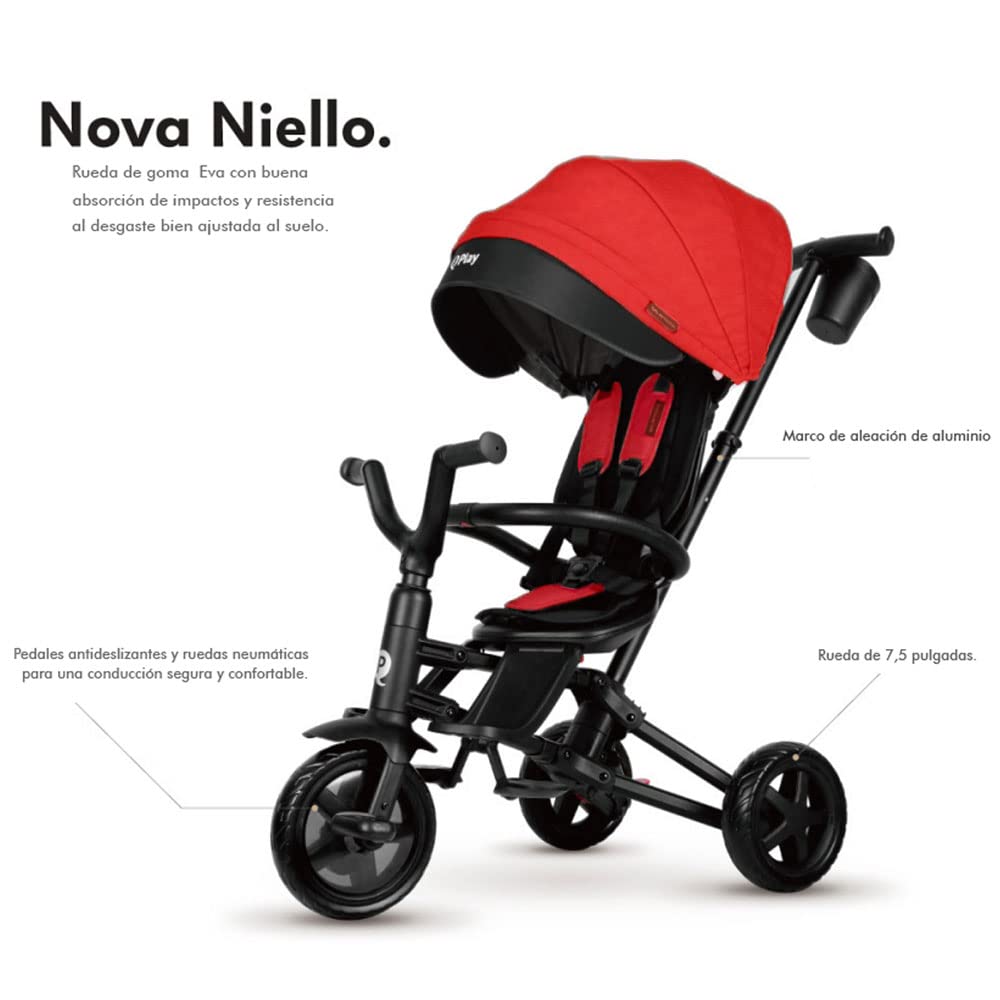 Nova Niello Qplay Evolutionary Tricycle Red Desertcart Seychelles - Main Image