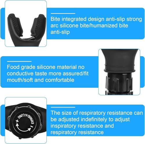 Image of Portable Breathing & Muscle Trainer with Adjustable Resistance | Boost Strength & Endurance | Easy to Clean & Use for Better Fitness Performance