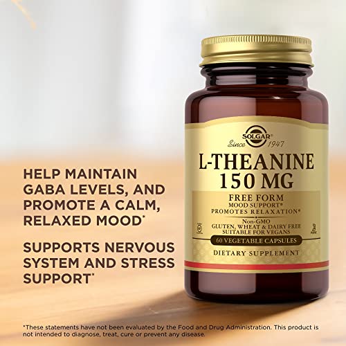 Solgar L-Theanine 150 mg, 60 Vegetable Capsules - image 6
