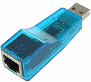 Ethernet to USB2.0 Adapter, USB to Ethernet RJ45 LAN Network Adapter, High-Speed WIFI Rj45 Connecter to USB Gigabit 10/100 Mbps Connection Ethernet Adapter for Laptop PC Desktop Computer and more