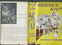Raising a riot by alfred toombs hc/dj art dorothy mckay 1st ed & 3rd print 1949 B08B6BLR7R Book Cover