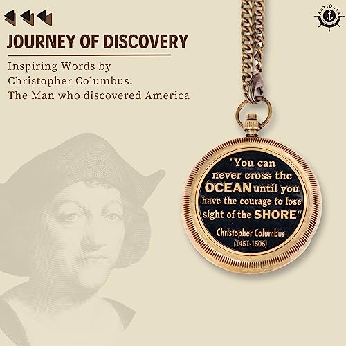 Brass-Compass-with-Wooden-Box-Graduation-Gifts-Pirate-Accessories-Baptism-Gift-for-Boys-Steampunk-Travel-Decor-Compasses-for-Missionary-Inspirational-and-Sentimental-Compass