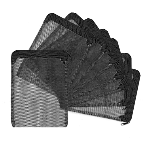 Cunina 8+8 PCS Large Aquarium Filter Cartridges Compatible with Tetra Whisper Bio Bag for Aquariums & Aquarium Filter Media Bags for Aquarium with Zipper