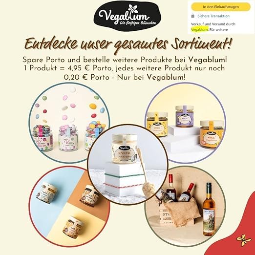 Vegablum Vlinsen Schoko | Bio, Vegan & Plastikfrei | Leckere Schokolinsen (100g (1er set), Vlinsen)
