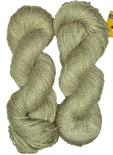 Image of M.G ENTERPRISE Knitting Yarn Wool Liza Pista 100 GMS Best Used with Knitting Needles, Crochet Needles Wool Yarn for Knitting. -WO Art-DBE