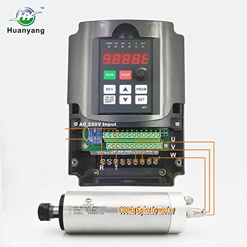 Huanyang Vfd,Single To 3 Phase,Variable Frequency Drive,3Kw 4Hp 220V Input Ac 13A For Motor Speed Control,Hy Series #TOP4