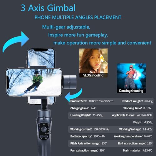 Estabilizador Mobile, Wireless estabilizador iphone Marca Dgenity (3)