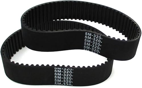 DJ-Motor 2 correas de embrague de scooter de gas 5M-320-25 para Bladez Moby S X SX 23cc 33cc 35cc 40cc Mini Moto Pocket Bike (5M-320-25)