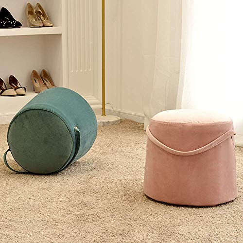 Banco de zapatos estilo europeo MU sofisticado taburete moderno de 30 x 32 cm G 7