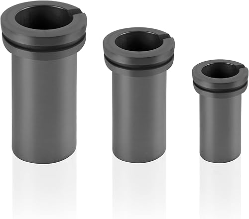 GongYi Crisol de grafito, crisol de grafito de alta pureza de 6.6 lbs, oro fundido, plata, cobre, molde de fundición de horno Herramientas de joyería