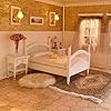 iLAND Victorian Dollhouse Furniture 1/12 Scale, Brewster Dollhouse Bedroom Furniture Set (White & Gold) #2