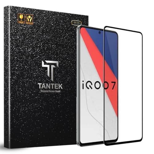 Image of TitanGuard Tempered Glass Screen Protector Guard for Guard for iQOO Neo 7 Pro, iQOO Neo 7, iQOO 11 / iQOO 9T - 9H Hardness, Military Grade, Anti-Static, Easy Installation Kit - 1 PACK