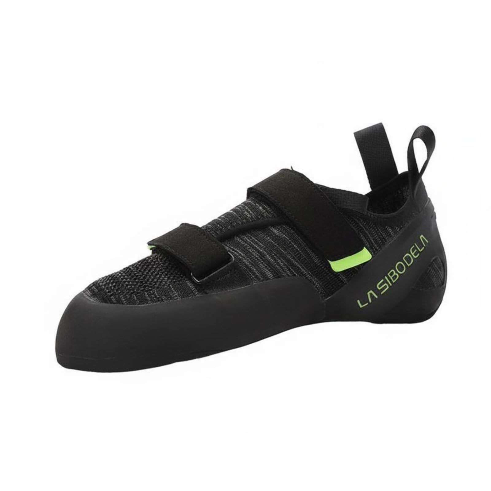 TRENDYNEST Comfortable Beginner Climbing Shoe Easy to Wear Entry-Level Climbing Shoe Slip-Resistant Sports Footwear High Traction for Beginners, Men, Women, Bouldering, Training, Black Green, 37-image-12