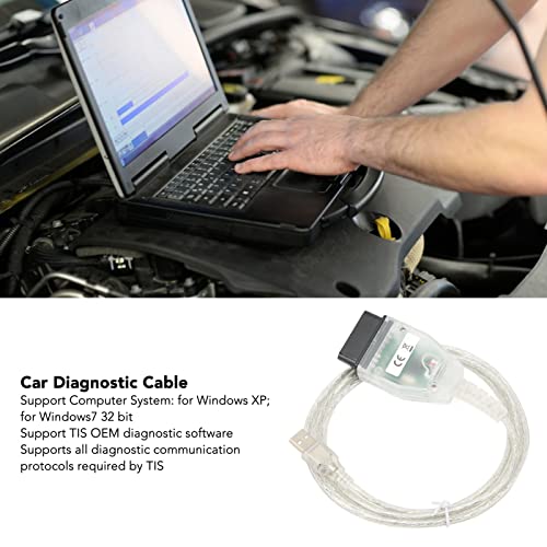 Car Diagnostic Cable, Akozon Obd2 Code Reader Cable For Win10 Car Diagnostic Cable Precise Obd2 Code Reader Cable For Vci Tis 16Pin J2534 V18.00.00 #TOP3