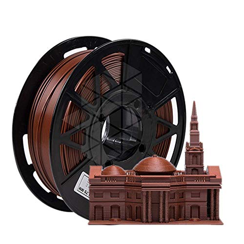 Image of Tesseract Premium PLA + 1.75mm 3D Printing Filament | Dimensional Accuracy + /- 0.03mm | Compatible with Most FDM Printers | 1 KG 3D Printer Filament - PLA Brown (Quantity 1)