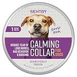 SENTRY PET Care Sentry Calming Collar for Dogs, Anxiety Reducing Pheromone Collar, Releases Pheromones for 30 Days, Helps Calm During Loud Noises and Separation, 1 Count