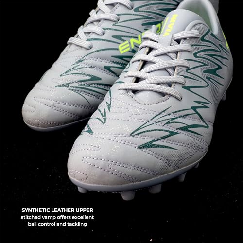 Image of Nivia Encounter Mg 11 Football Stud for Men, Synthetic Leather Upper, Lightweight Insole,High-Shear Strength TPU Outsole, Ideal for Hard & Grassy Surfaces