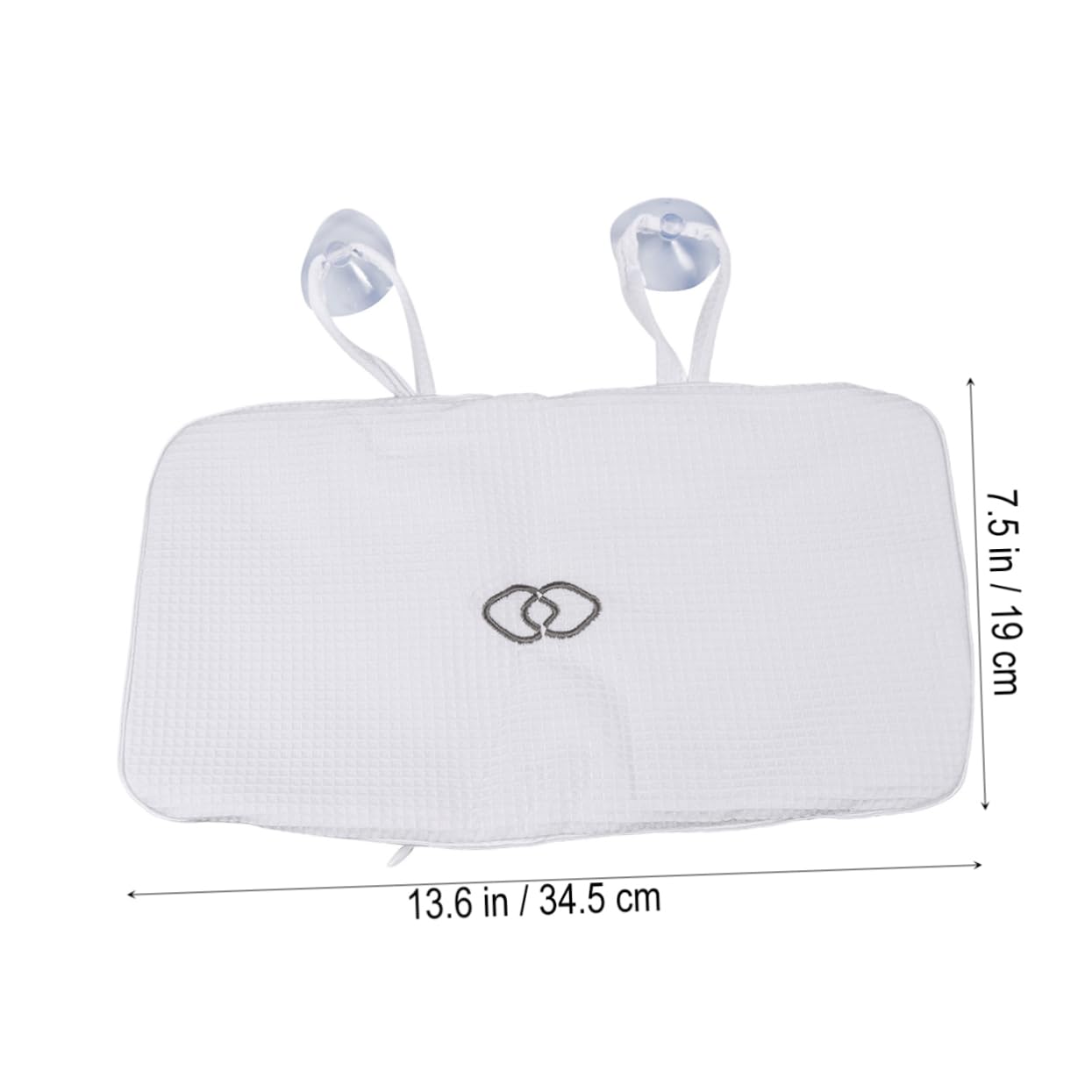FRCOLOR 4pièces Oreillers De Bain Antidérapants avec Ventouses PVC pour Soutien Optimal Tête Et du Cou pour Spa Et Confort Maximal Et Rangement Compact