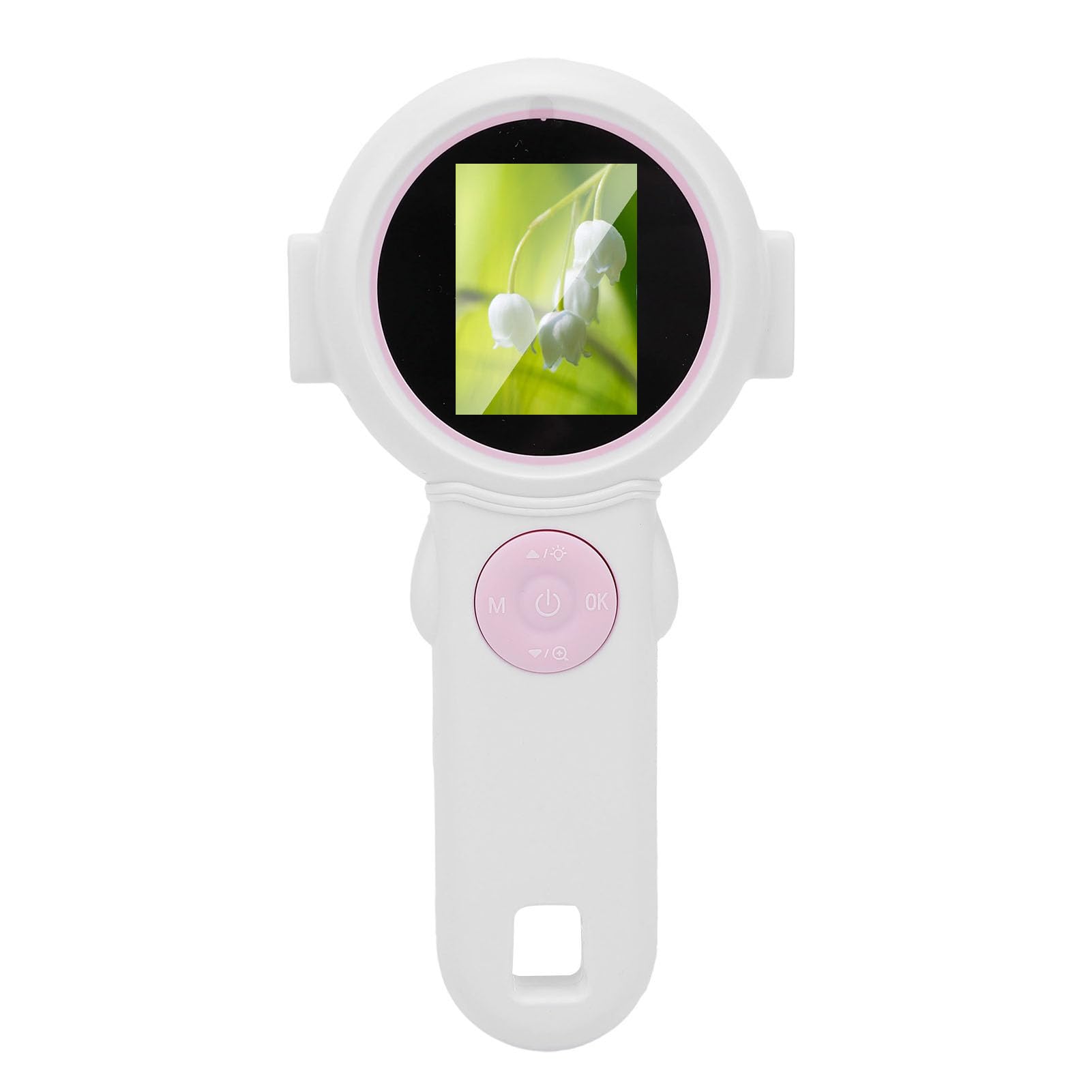 Kids Handheld Microscope for Home School, 2 Inch (PINK)