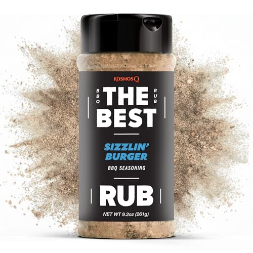 Kosmos Q The Best Sizzlin' Gourmet Burger Seasoning for Grilling