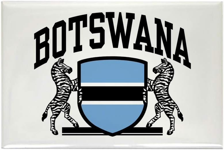 CafePress Botswana Rectangle Magnet, 3"x2" Refrigerator Magnet