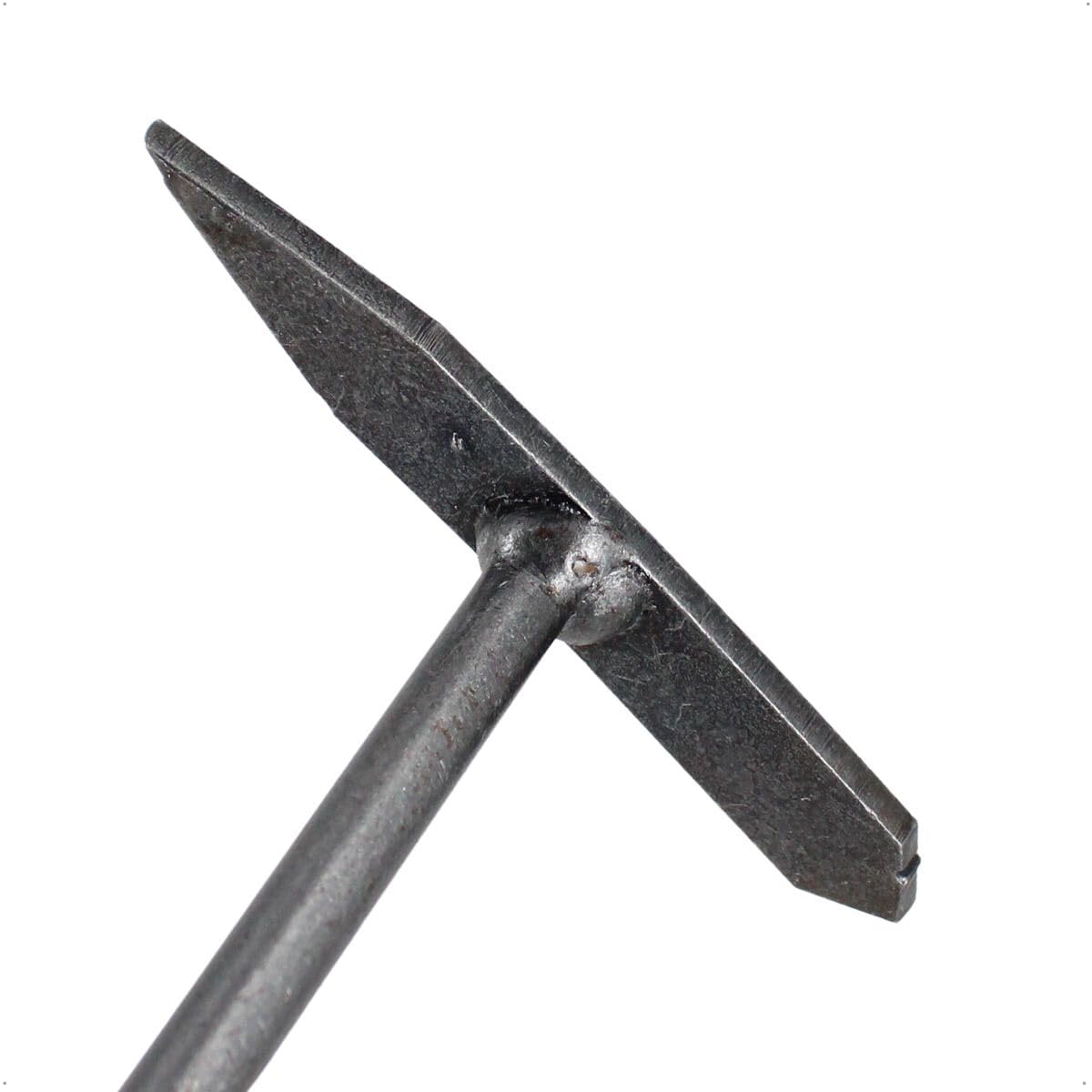 D&O - Fugenkratzer mit Eschenstiel - Unkrautkratzer aus Borstahl, 149 cm | Fugenreiniger fuer Terrasse und Gehweg, geschmiedete Klinge 9,5x1,5 cm, rueckenschonendes Arbeiten ohne Buecken