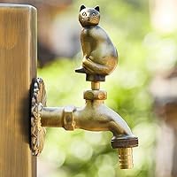 Amazon.co.jp: ガーデン蛇口アンティークブロンズスタイル動物性