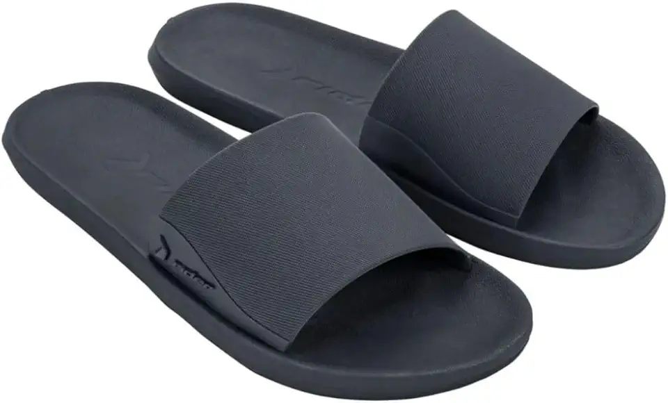Rider Feel Chinelo Slide Masculino, Preto, Antiderrapante e Confortável