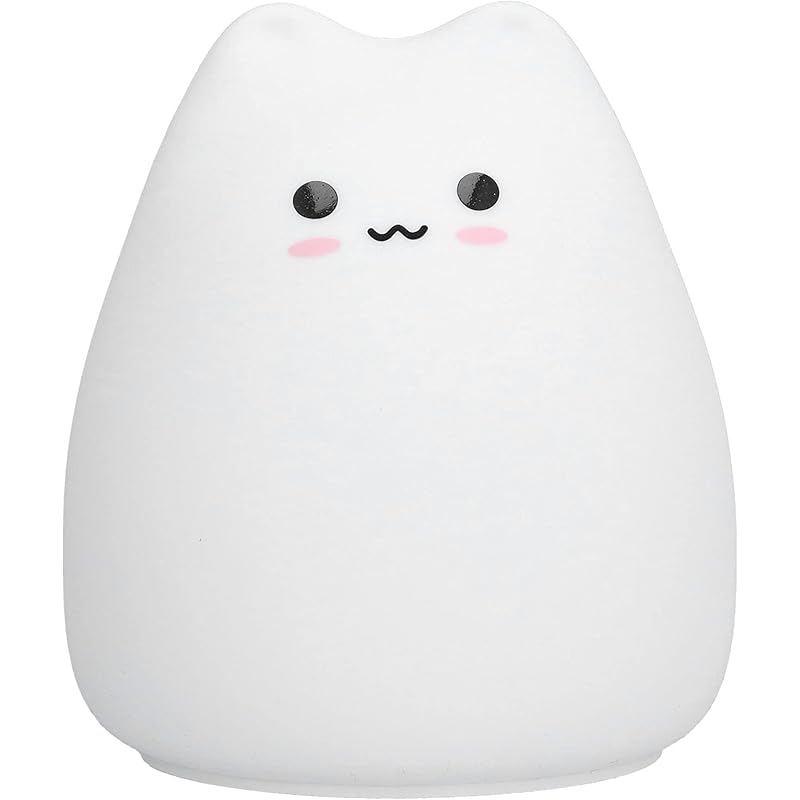 常夜灯 Ledタップランプ猫型7色家庭用寝室の子供部屋用のシリコン常夜灯を変更 Geo5jxmlch Godawaripowerispat Com