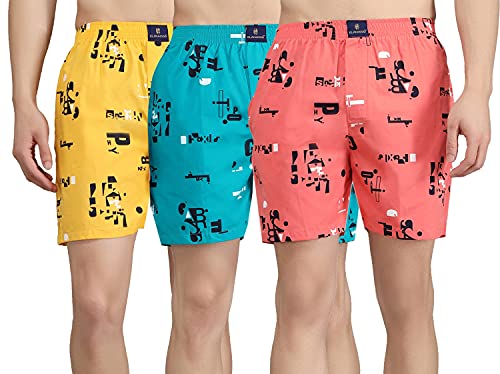 Image of Men's Pure Cotton Regular Printed Boxer