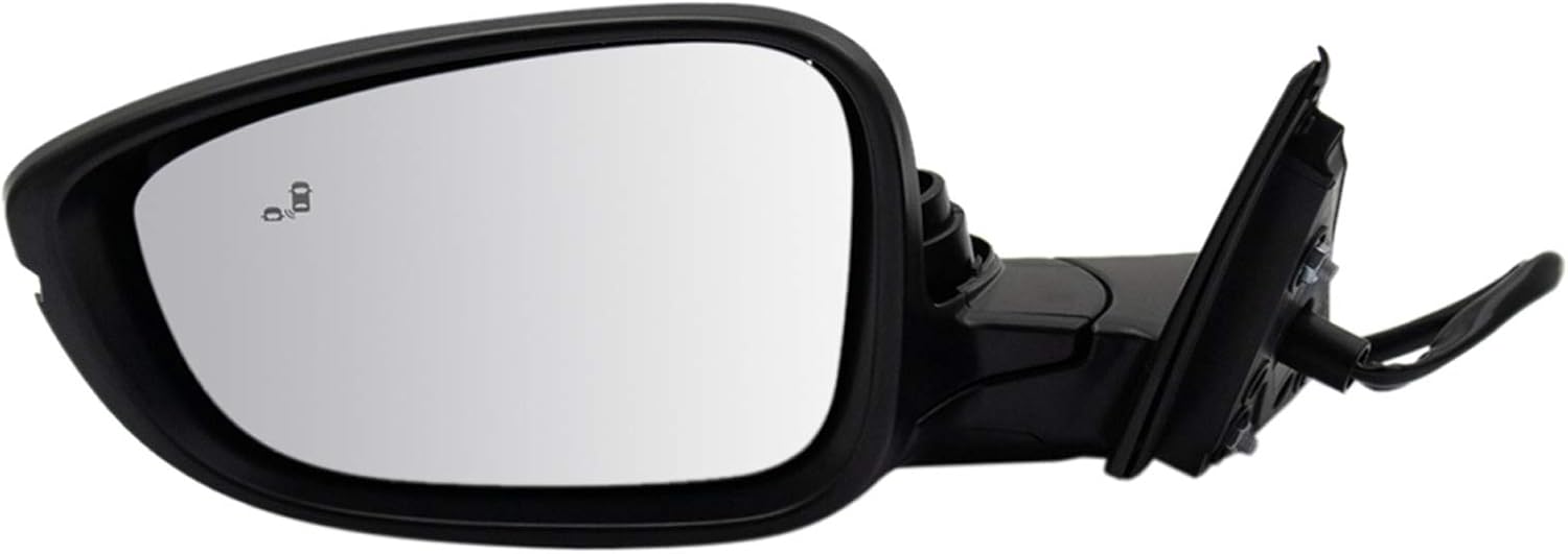 TRQ Left Mirror Drivers Side Compatible with 2018-2022 Honda Accord HO1320330 HO1326103