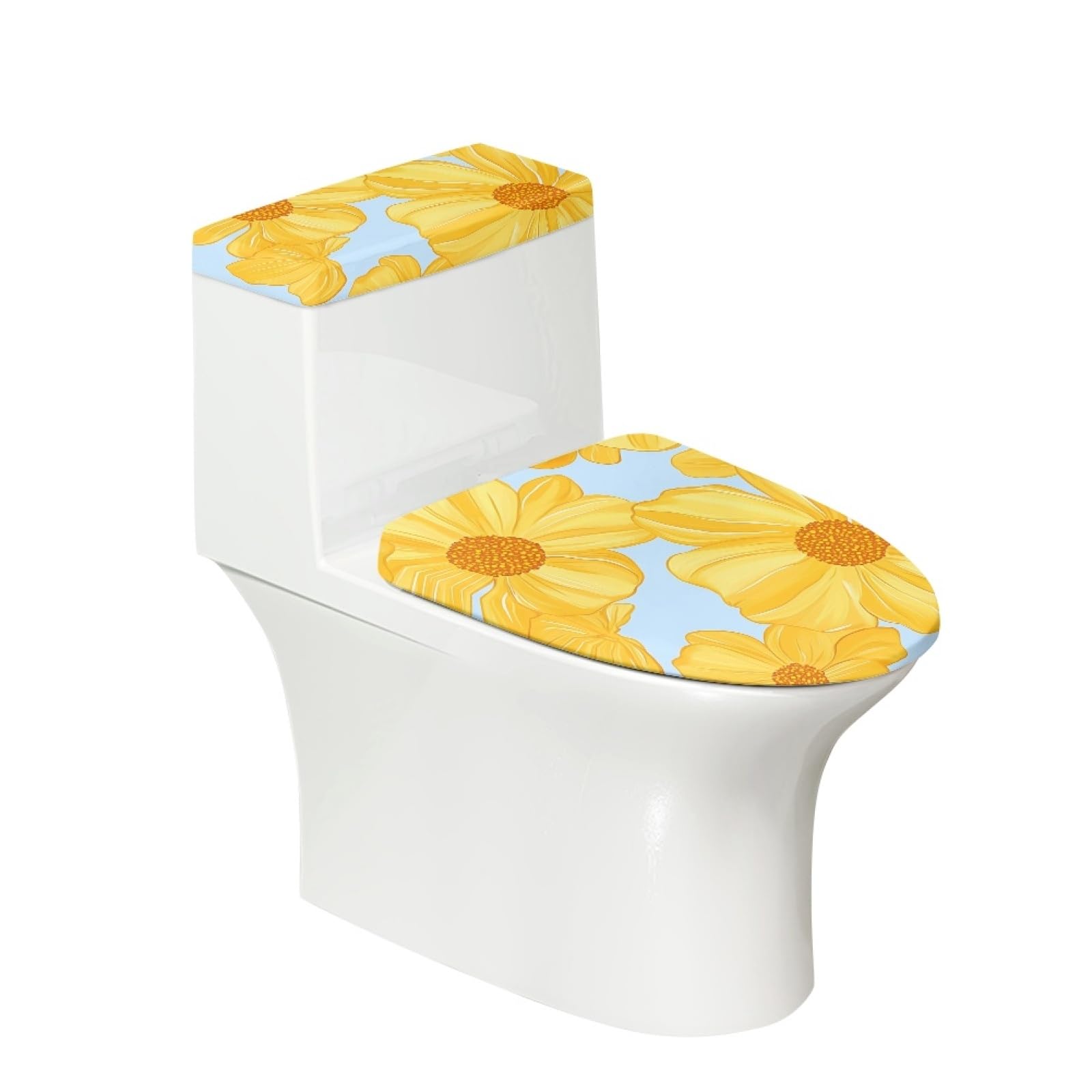 Lunette de toilette fleur pour cacher les imperfections de vos WC