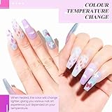 AIMEILI Chameleon Gel Nail Polish Set, Thermal Polishes Shimmer Color Changing Gel Polish Kit Soak-Off UV/LED for Nail Art Salon DIY Home, Easy to Apply 10ml - Gift Kit 66 - Image 4