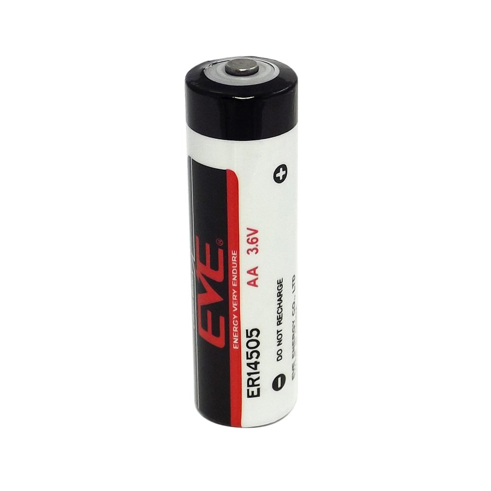 2 Batterie ER14505 AA 3.6V Li-SOCL₂ 2700mAh Per Sicurezza E Contatori: Non Ricaricabili, Con Avvertenze Per L'Uso