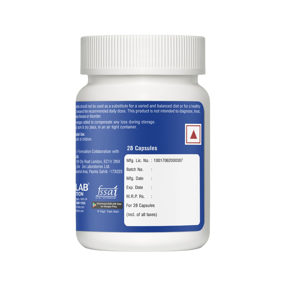 Zeelab Vision: Best Supplement Maintain Healthy Eyes and Good Vision | Multi-Vitamin Eye Care for Both Men & Women (28 Capsules) 1
