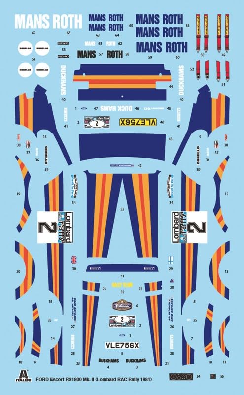 (未使用･未開封品)　イタレリ 1/24 フォード エスコート RS1800 Mk.II RACラリー (日本語説明書付属) bt0tq1u Amazon | プラッツ イタレリ 1/24 フォード エスコート RS1800 Mk.II