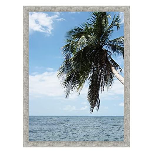 RK Cadres Marco de Foto de la Pared 60x80 / 80 x 60 Marco de la Foto Topo Gris, 3.5 cm de Ancho, Marco de Madera de Fotos